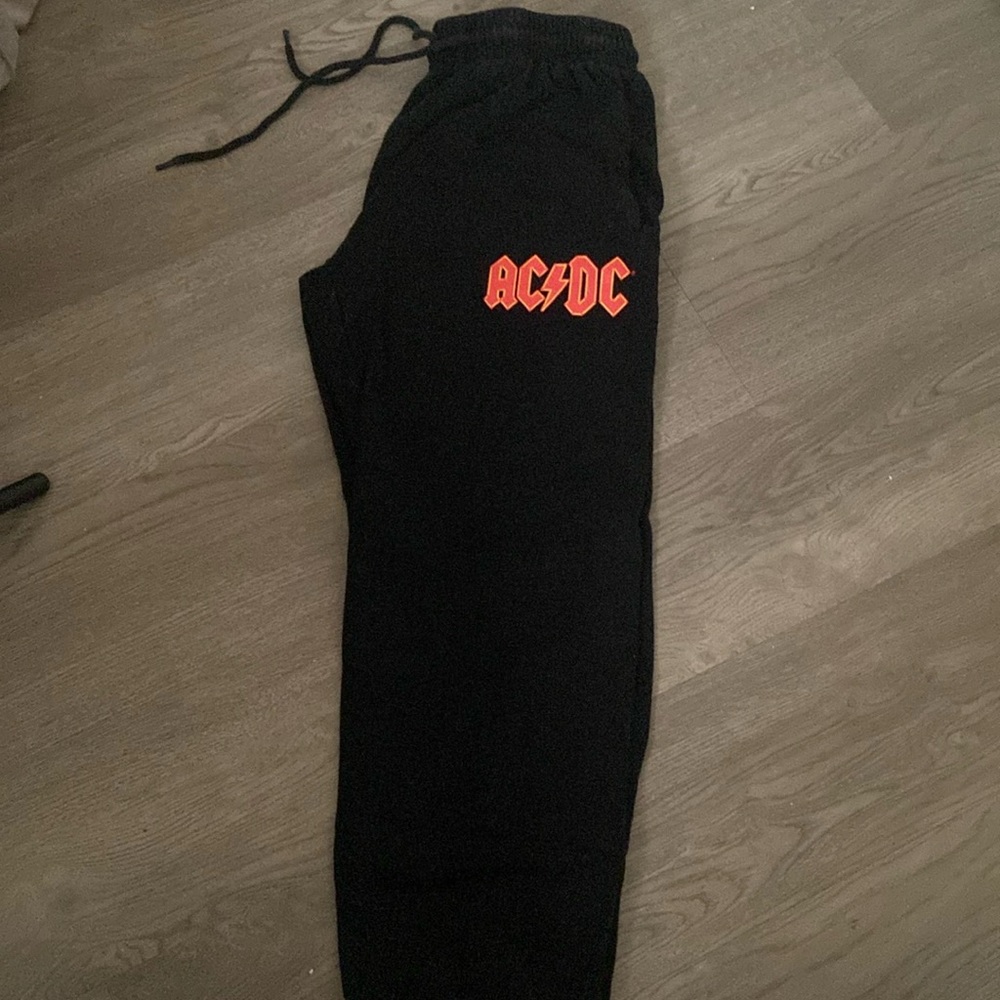 apostle AC/DC black sweatpants